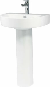 Раковина BelBagno FLAY с полупьедесталом Полупьедестал для раковины овальная BELBAGNO Fly