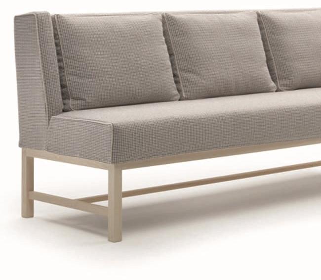 Marac Скамья со спинкой, обитая тканью sun-id-1473494 - Вид №3