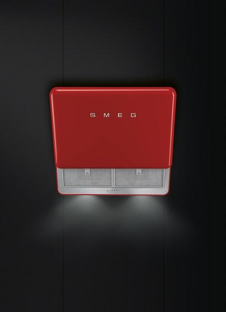 Smeg Выдвижная вытяжка из нержавеющей стали со встроенным освещением Smeg 50's style Kfab75cr  - Вид №7
