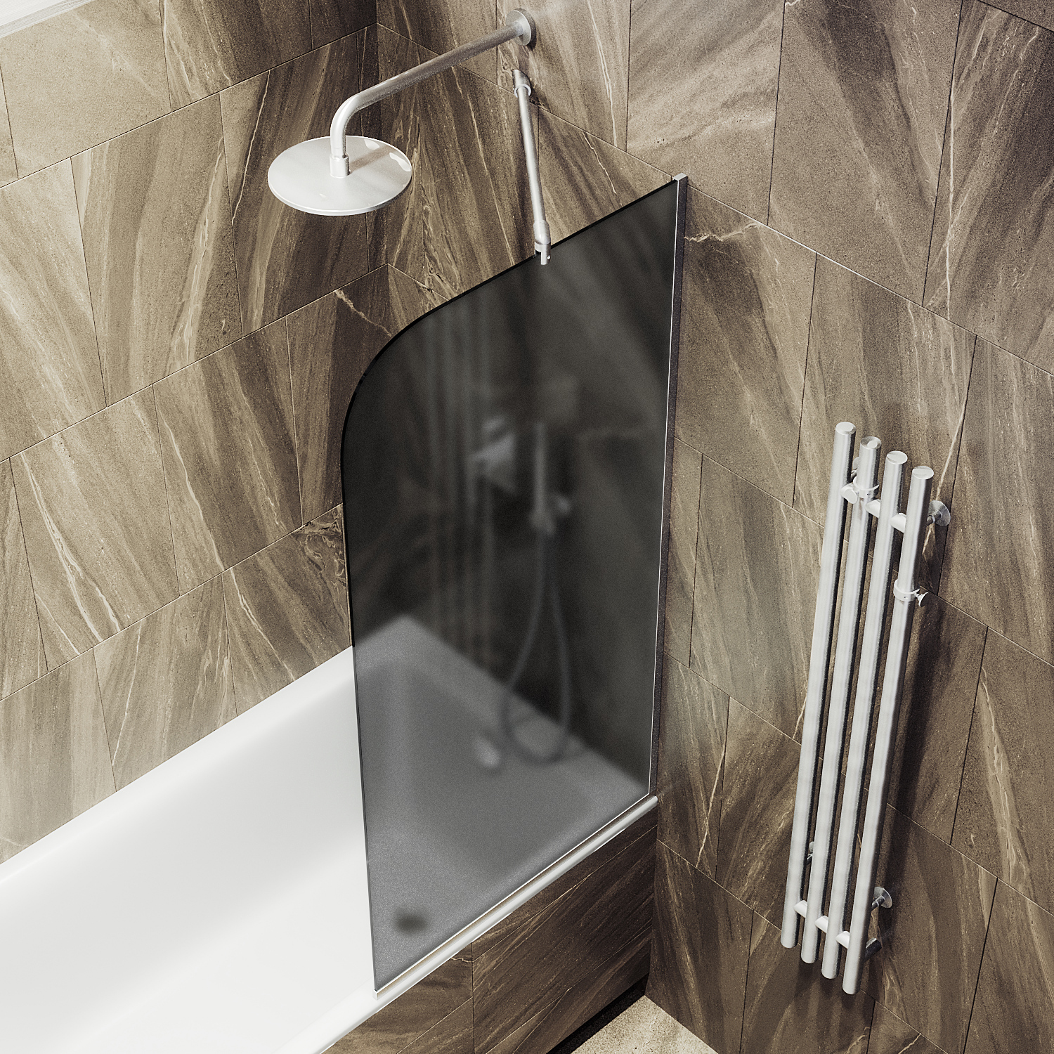 ST-85-5у Душевое ограждения на борт вынны Public Steel Россия 