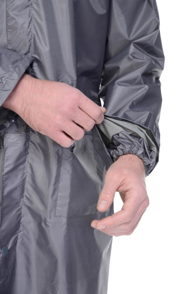 5041805 Плащ Альбатрос влагозащитный ЛАЙТ М серый  Непромокаемая спецодежда  размер XXXL  - Вид №10