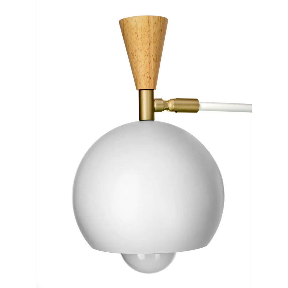 Люстра L1161-5 Morila white 5xЕ27x40 Вт цвет белый LAMPLANDIA STLM-2153504 - Вид №4