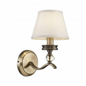 Бра металлическое с абажуром кремовое Alessandra FR2016WL-01BZ FREYA ALESSANDRA 00-3929231 Бежевый