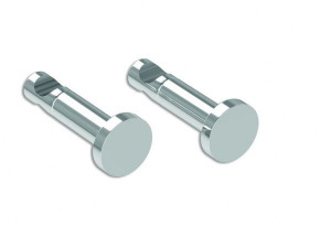 5991990010218 Cordivari Stefania, 2 крючка, цвет полированная сталь