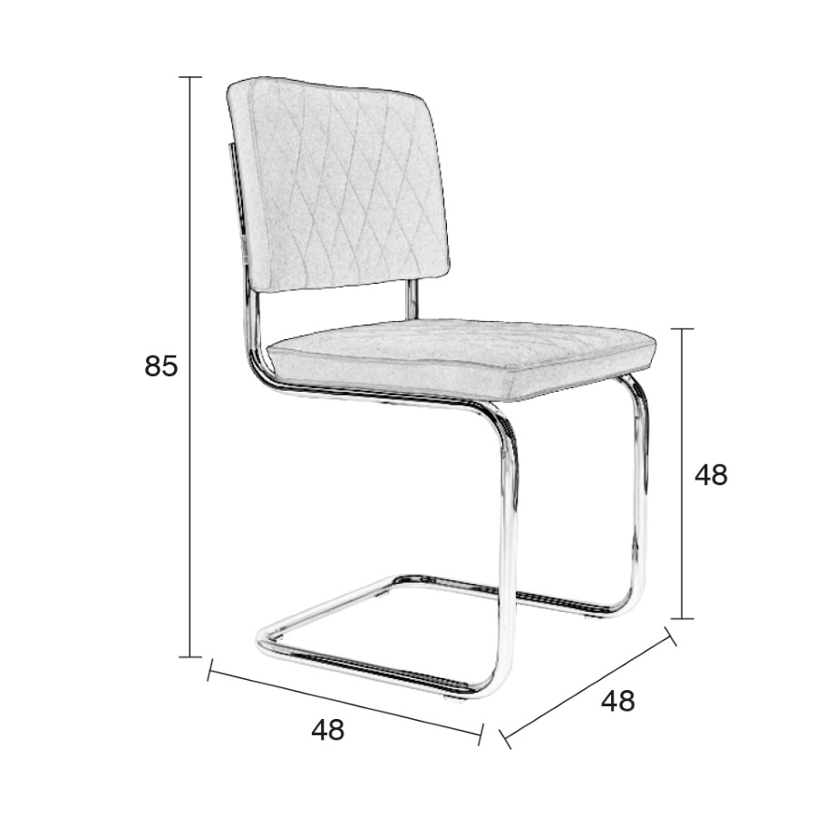 Стул Diamond зеленый Zuiver 1100271 - Вид №16