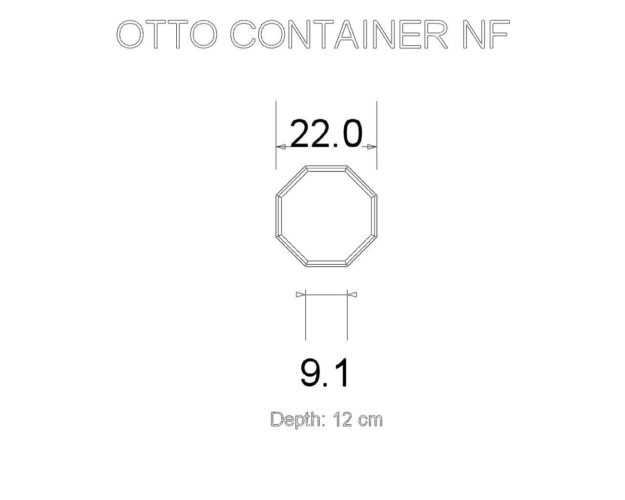 Контейнер из грецкого ореха и ясеня Deodara восемь ARCH-00093996 - Вид №10