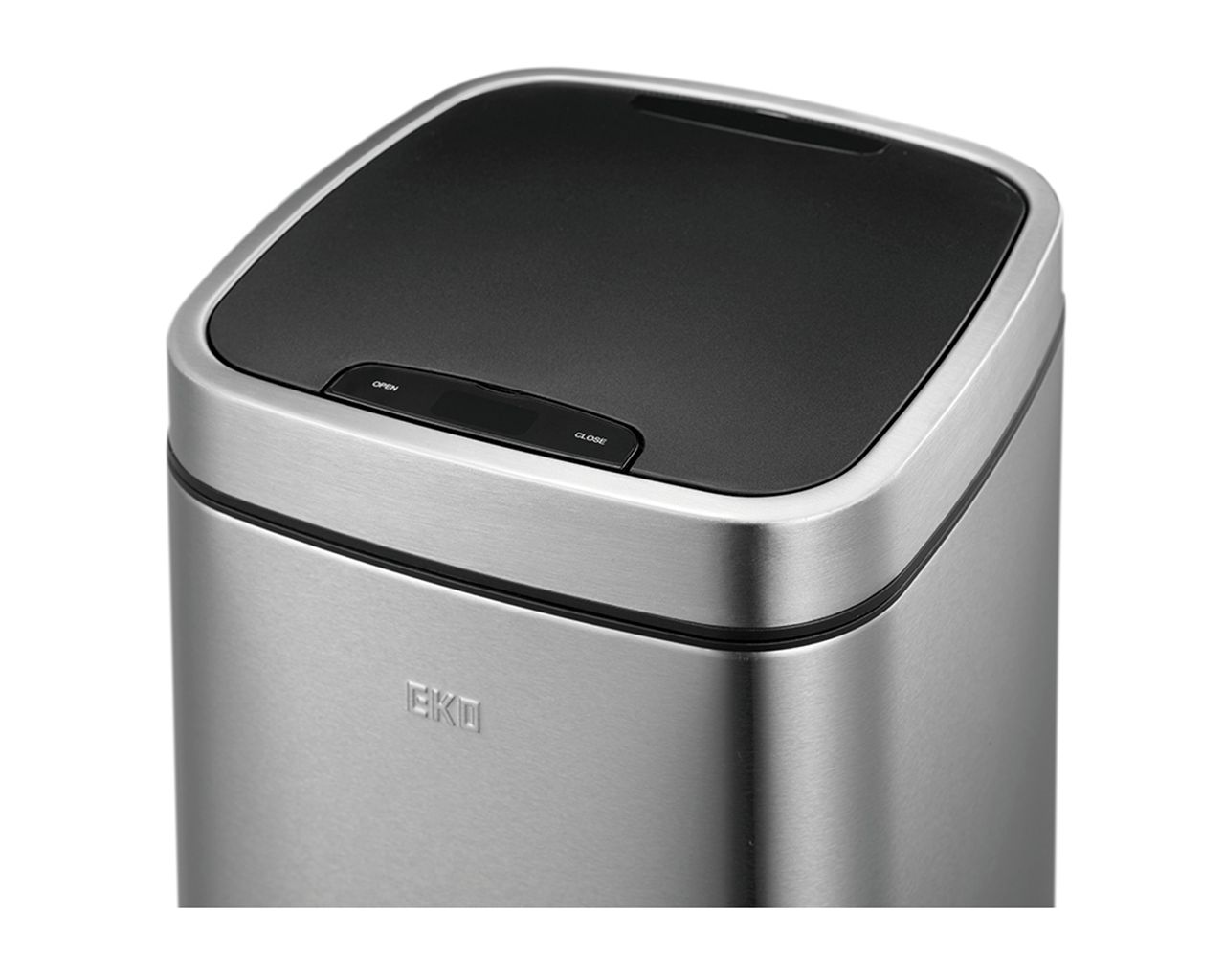 KIM505 Автоматическая корзина SENSOR, бесконтактная, квадратная, 21 л, матовая сталь Merida  - Вид №3