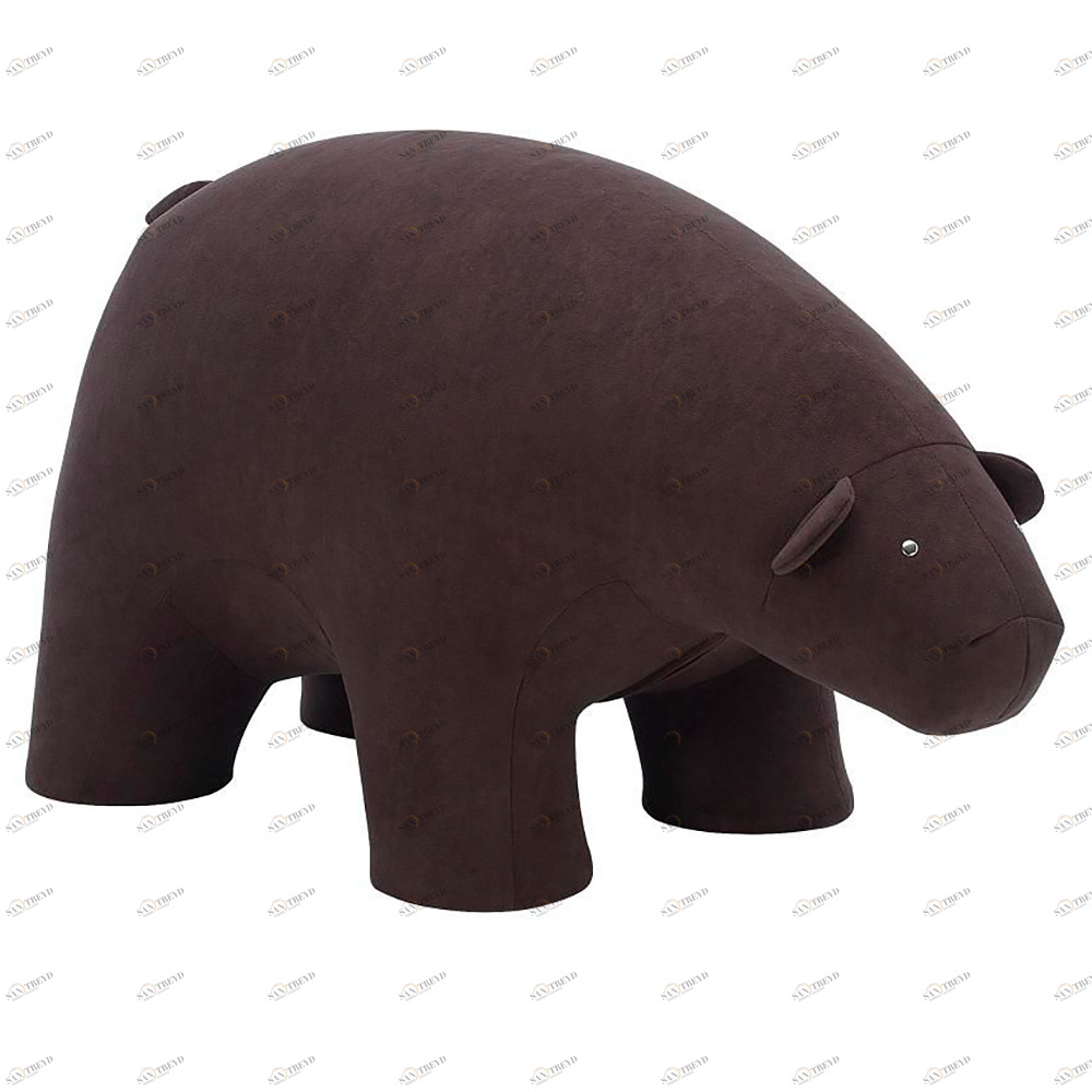 Пуфик детский коричневый "Медведь" Bear, 85 см, ткань Omega 22 LESET  00-3833165 Коричневый Santreyd 