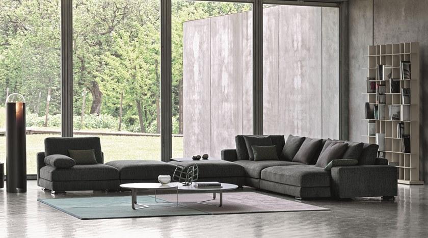 Flou 5-местный модульный угловой диван в ткани Myplace sun-id-1486009 - Вид №4