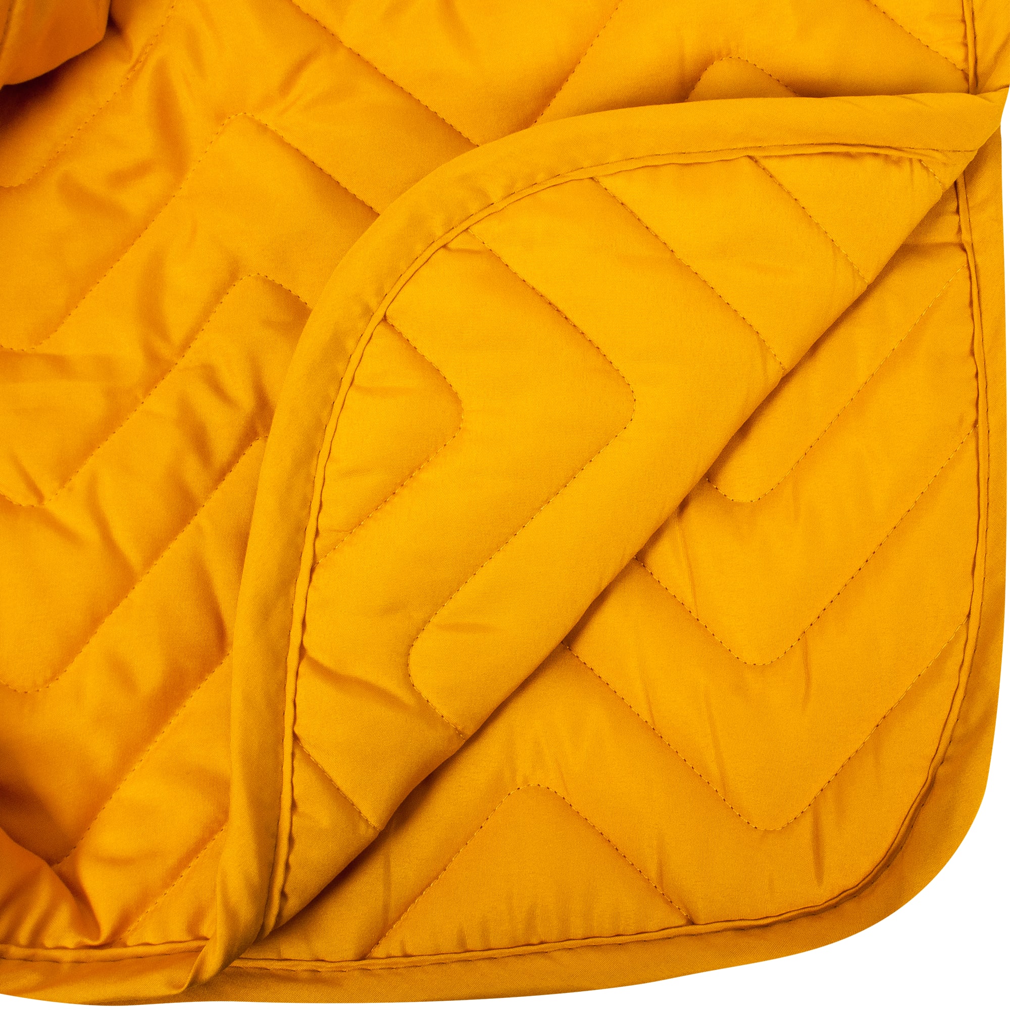 82118779 Покрывало, 160х200 см, полиэстер, цвет шафран Santreyd  - Вид №2