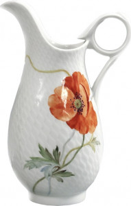 99586 Meissen Молочник 300мл "Игра волн, рельеф, маки" Фарфор