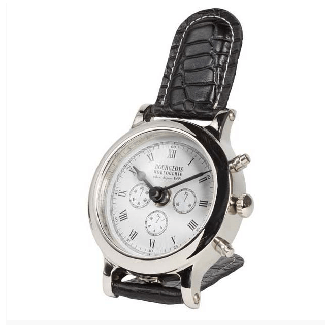 Часы Bourgeois от Eichholtz EICHHOLTZ ДИЗАЙНЕРСКИЕ, EICHHOLTZ 062388 Хром;черный  - Вид №1