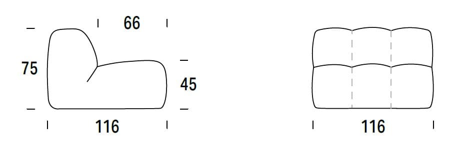 Съемное кресло из ткани Felis Softliving ARCH-00104894 - Вид №3