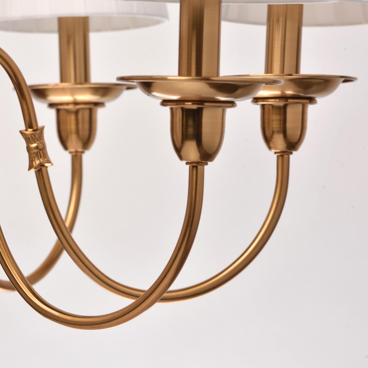 Подвесная люстра MW-Light Глория 2 328010408 белая MW-LIGHT ДИЗАЙНЕРСКИЕ, ГЛОРИЯ 186194 Белый  - Вид №3