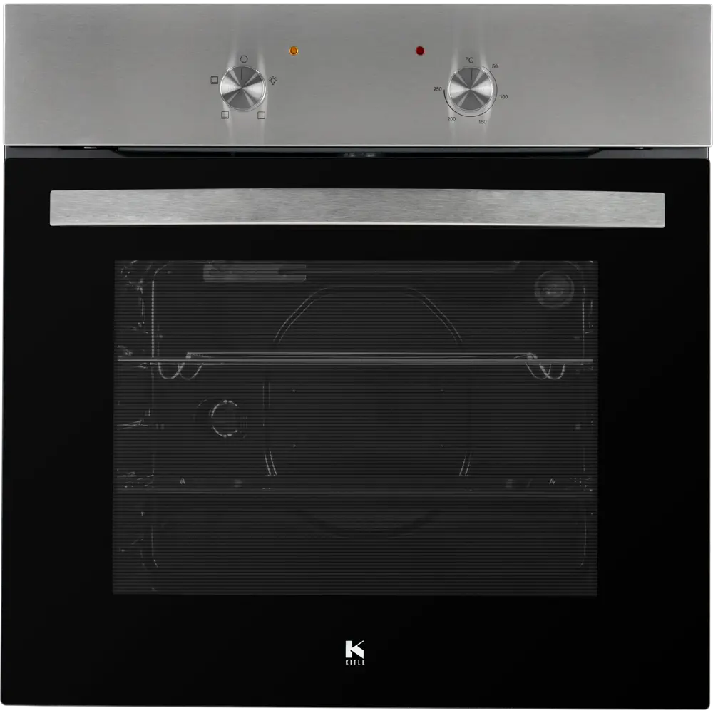Электрический духовой шкаф Kitll KOB 6001 INOX 59.5x59.5x53 см цвет нержавеющая сталь STLM-2022055 - Вид №1