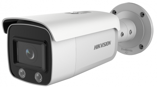 DS-2CD2T27G1-L (4mm) 2мп уличная цилиндрическая ip-камера, led 30м, 1/2.8 cmos, объектив 4мм, угол 89°, мех ик-фильтр, 0.0035лк@f1.0, h.265/h.265+/h.264/h.264+/mjpeg, 3 потока, 1920×1080@25к/с, wdr 120дб, 3d dnr, blc, roi, microsd до 128гб, 1 rj45, dc12в/ Santreyd 