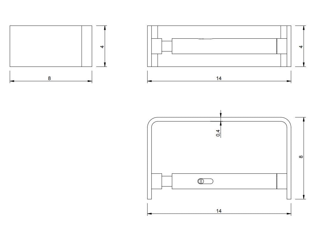 Держатель рулона из нержавеющей стали Nic стержень ARCH-00149181 - Вид №2