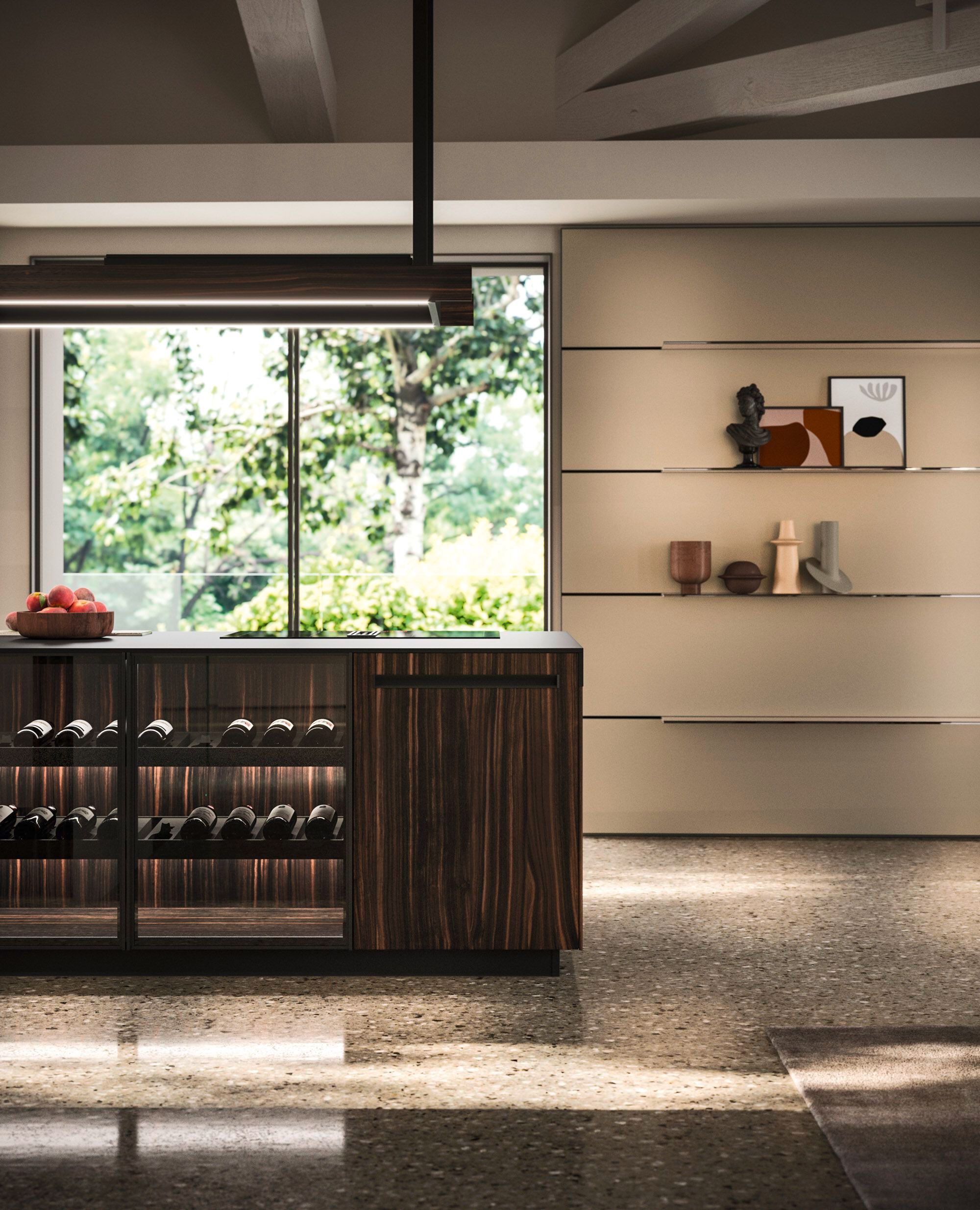 Встроенная кухня с островом Arrital Ak_Project ARCH-00086457 - Вид №4