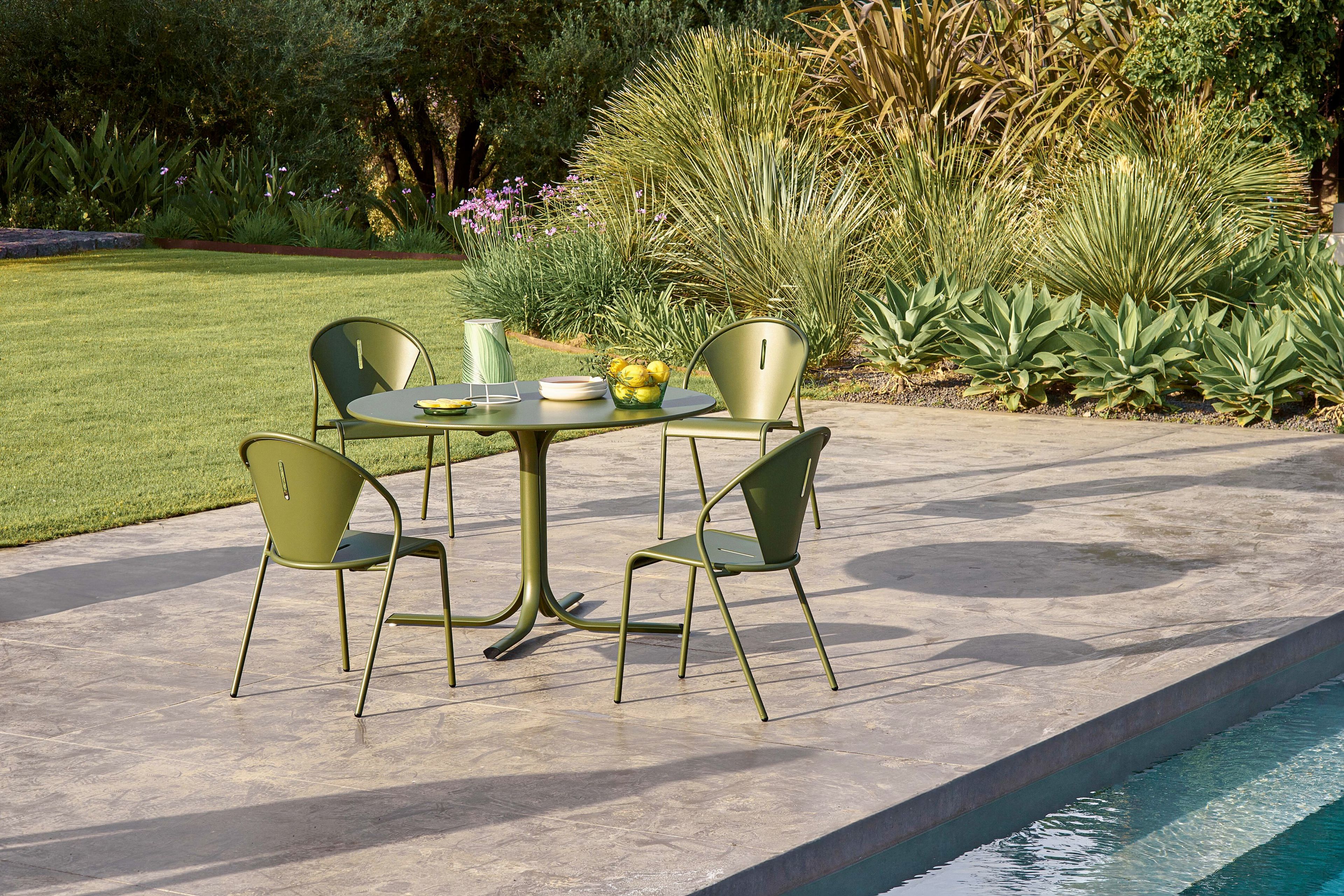 Круглый стальной стол emu TABLE SYSTEM ARCH-00031498 - Вид №1