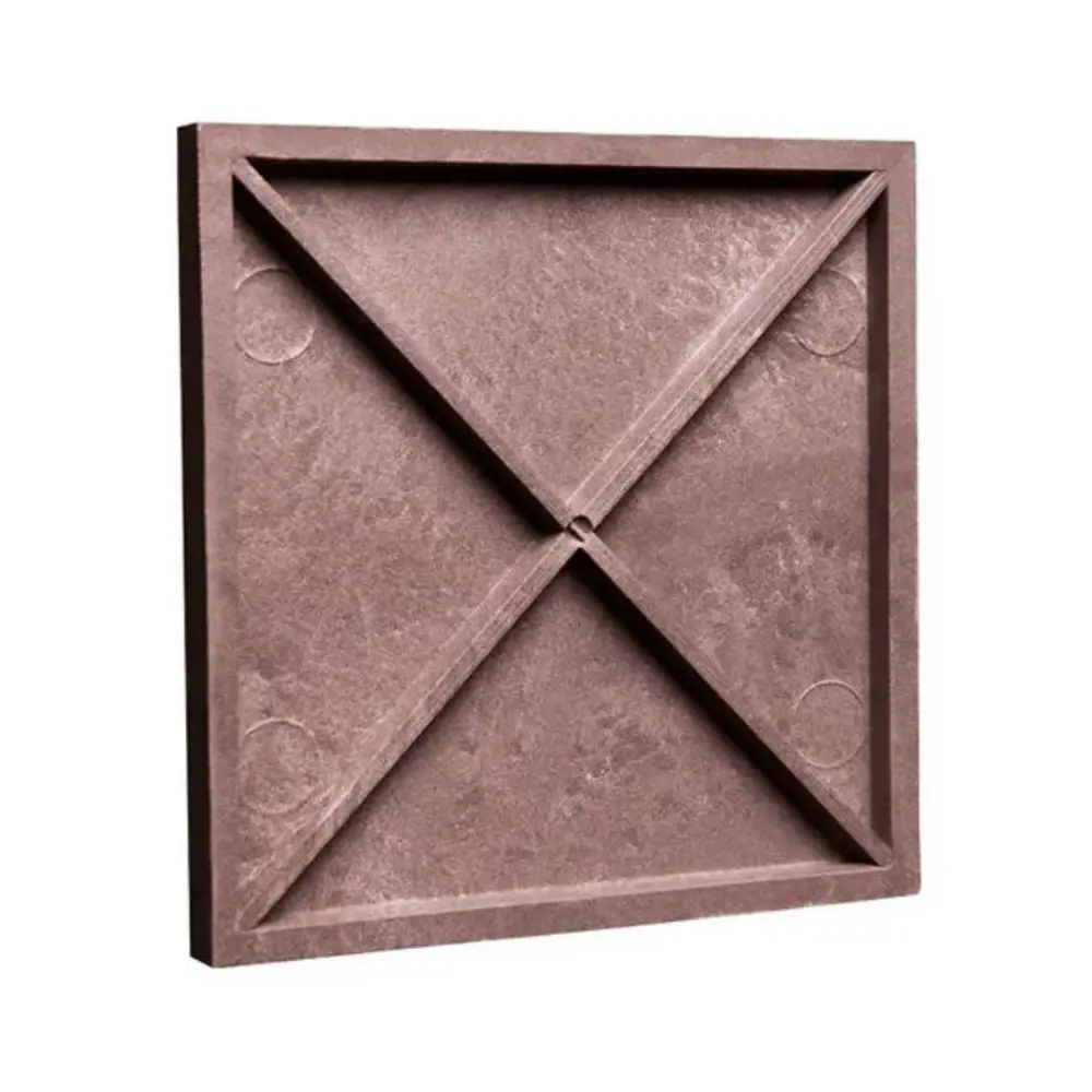 Плитка тротуарная полимер-песчаный композит 25x25x2 см коричневый Santreyd STLM-2159044 - Вид №3