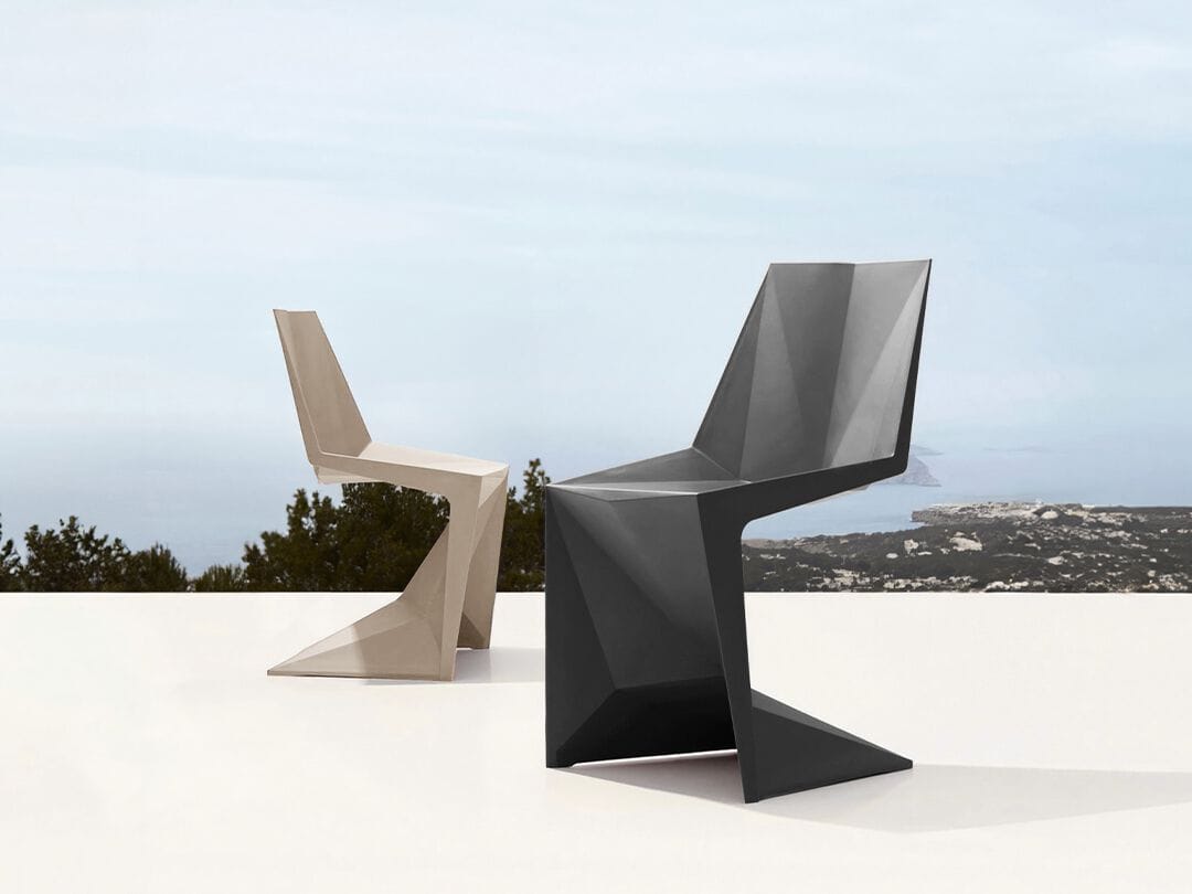 Штабелируемый садовый стул из полипропилена Vondom воксель ARCH-00055589 - Вид №6