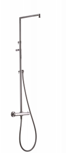 00-0840Q-CR CARIMALI Душевая стойка Rigoletto Square телескопическая одинарная