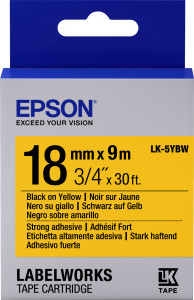 C53S655010 Lk5ybw strng adh blk/yell 18/9 Epson