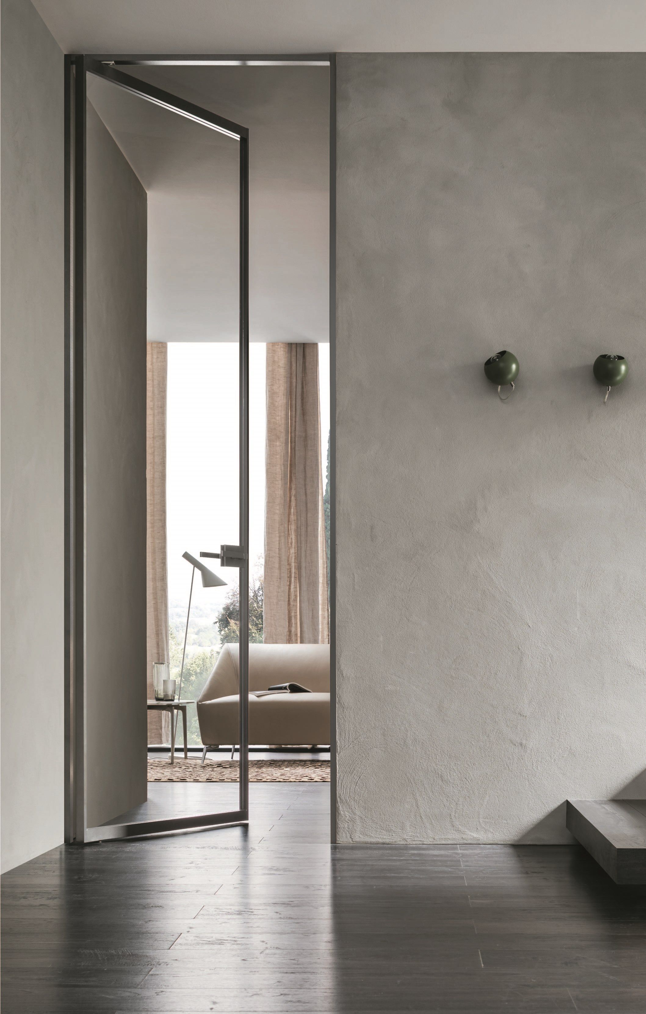 Раздвижные двери из стекла и алюминия BLUINTERNI Quadro-Bilico ARCH-00074043 - Вид №3