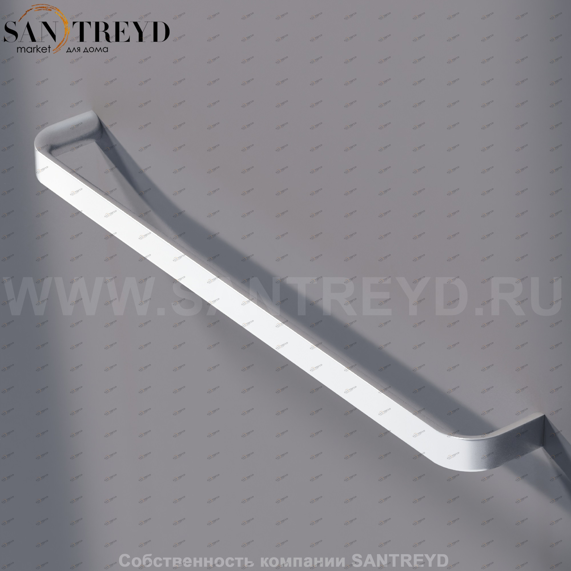 Agape MACH Плотенцедержатель 60 см хромированный сатин AMAC0668SP