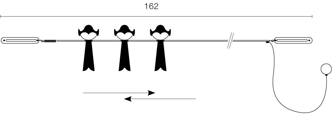 Martinelli Luce Настенный светильник из металла  1249/3/l/1  - Вид №5