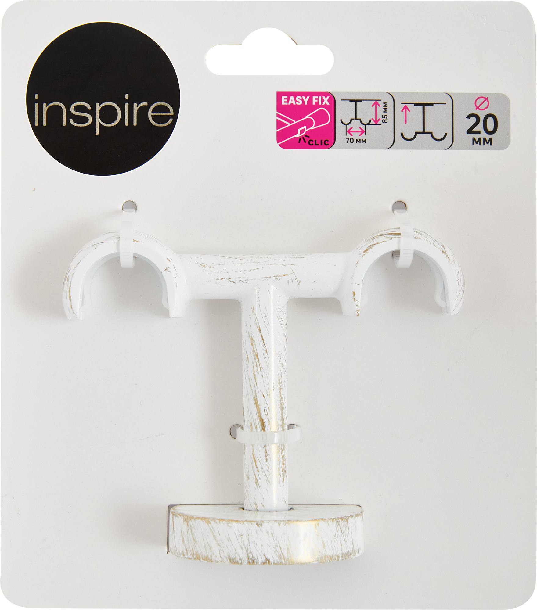 Потолочный держатель INSPIRE алюминиевый белый 20 см 86421324 STLM-0068881 - Вид №3