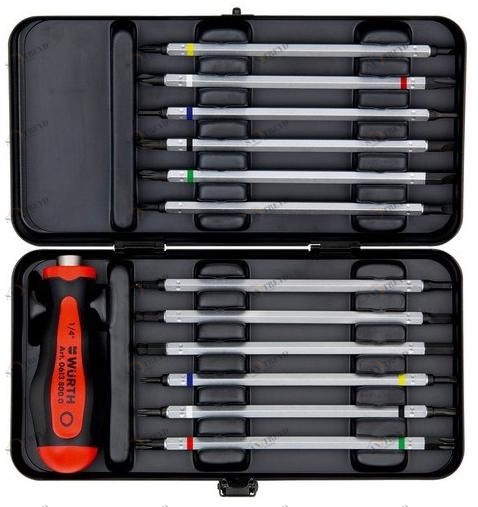 Würth Ассортимент отверток с двусторонними лезвиями Assortimenti cacciaviti 0613760