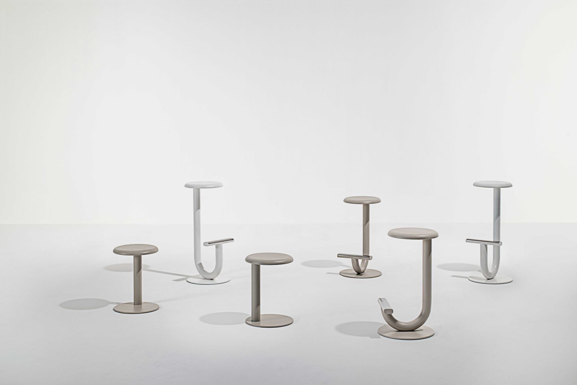 Высокий садовый стул из листового металла Desalto ARCH-00098360 - Вид №3