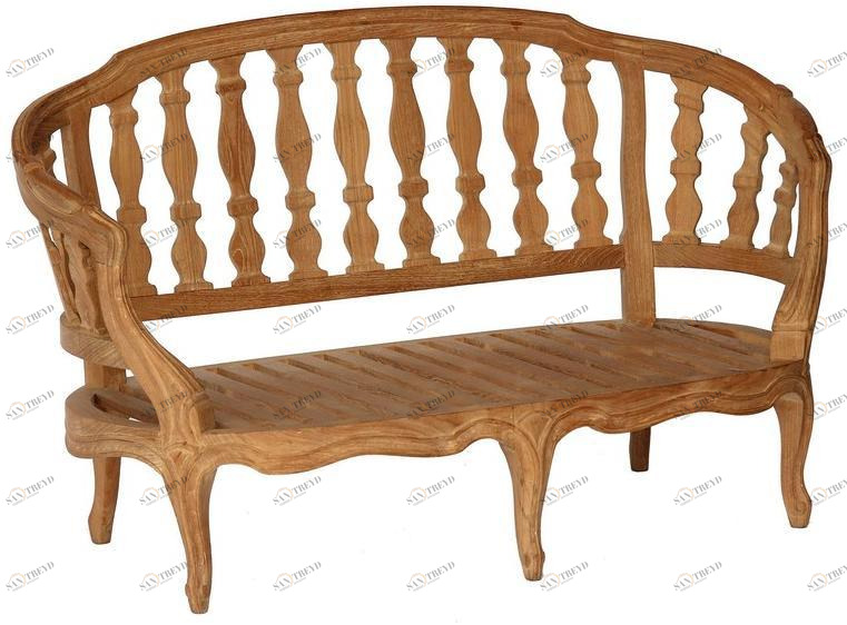 ASTELLO 2-местный диван из тикового дерева Bleuet sun-id-1484231