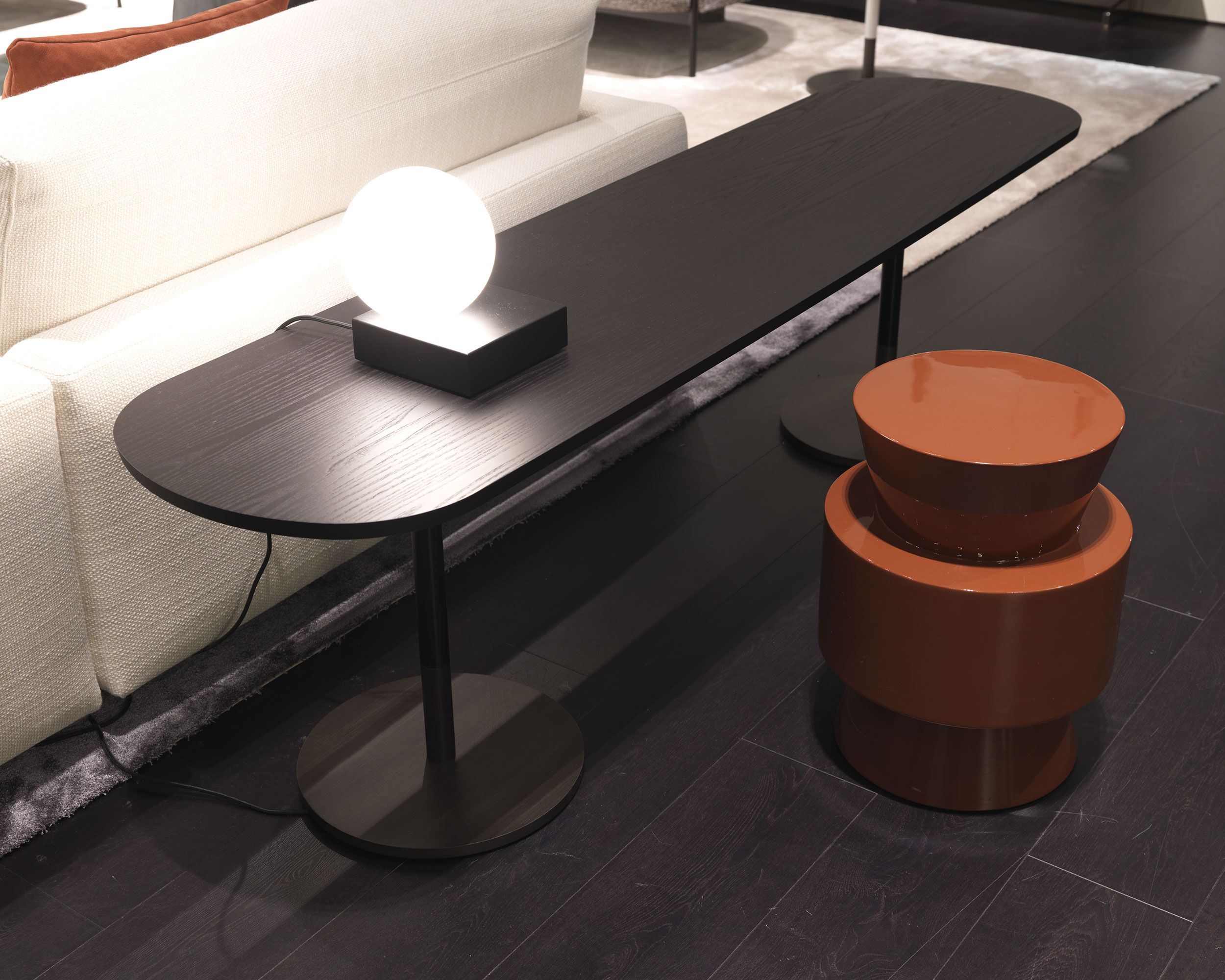 Деревянная овальная консоль MisuraEmme STILETTO ARCH-00052481 - Вид №3