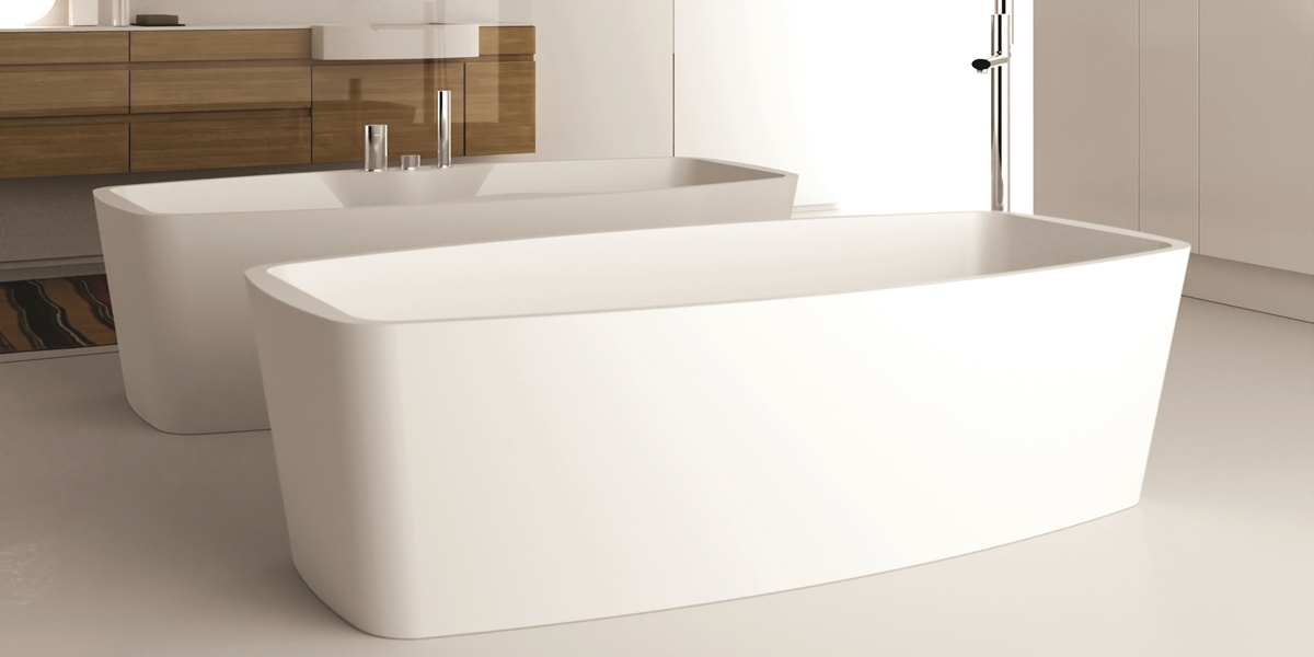 Design Ванна из Corian 1800x800x500 Soft Tub белая MOMA Design CS301850 - Вид №3