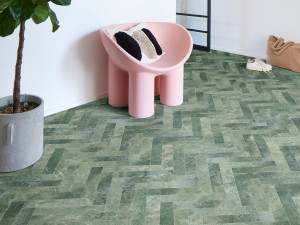 Мраморный эффект переработанного ПВХ противоскользящий пол