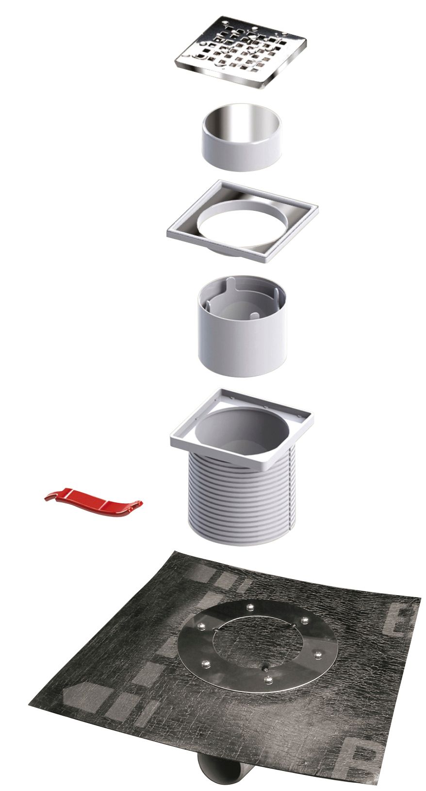 ABS сифонированная крышка люка с мембраной First Corporation First Plast ARCH-00089957 - Вид №1