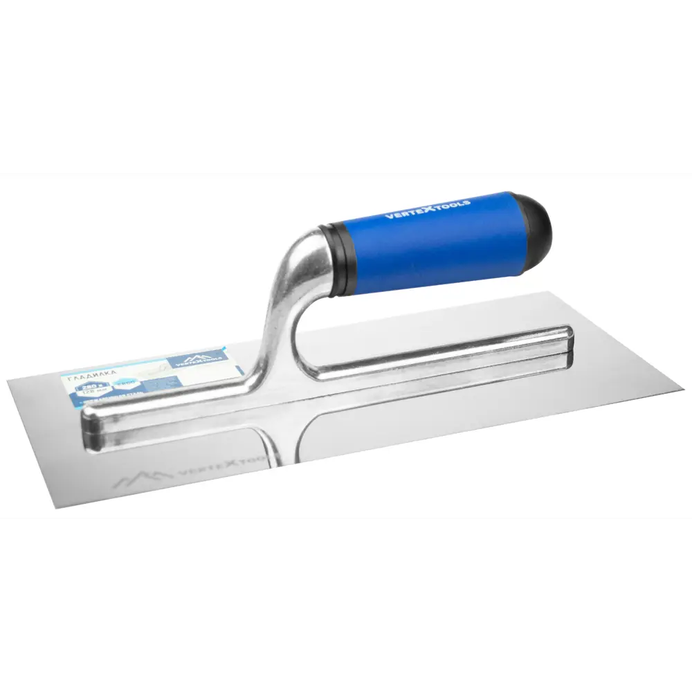 Стальная гладилка VERTEXTOOLS 280×128 мм для профессиональных отделочных работ 89398950 STLM-1470874