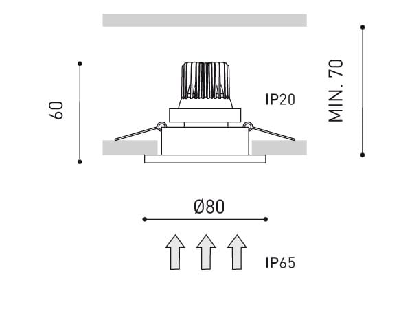 Алюминиевый светодиодный светильник Arkoslight Essentials ARCH-00028251 - Вид №2