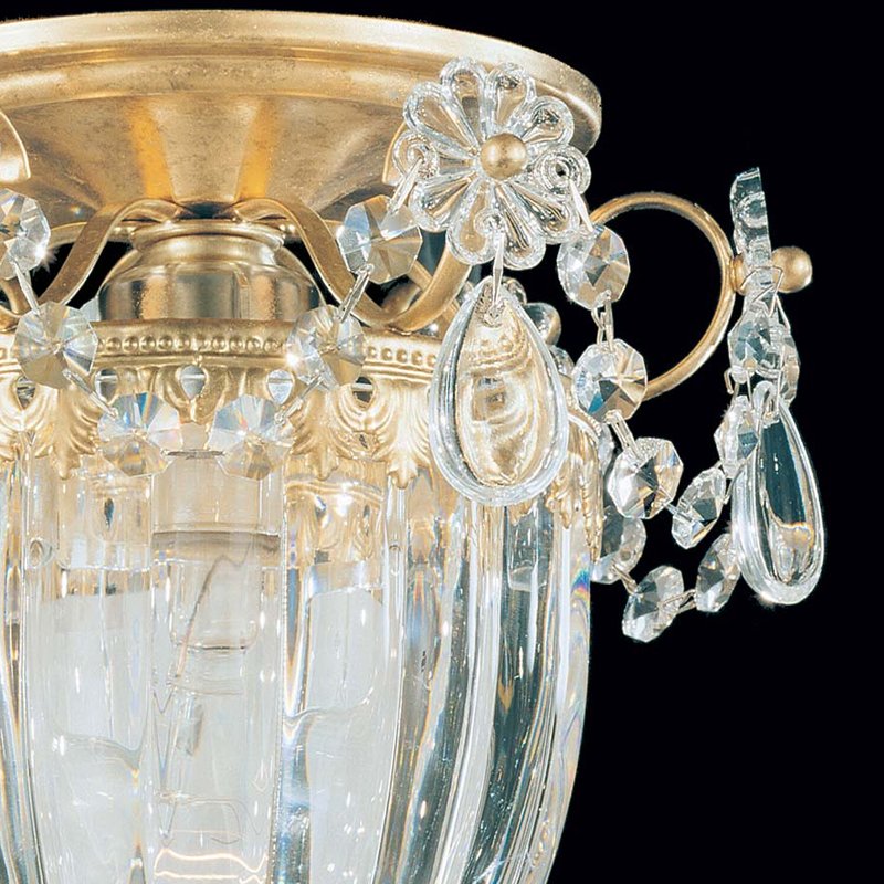 Люстра хрустальная 30х27 см серебряная Bagatelle 1242-22 SCHONBEK ДИЗАЙНЕРСКИЕ 00-3882392 Прозрачный;серебро  - Вид №2