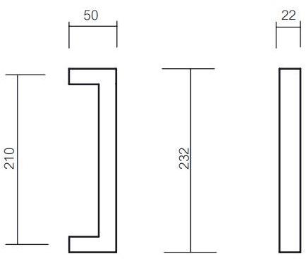 Pasini Ручка из латуни Emir 3865  - Вид №1
