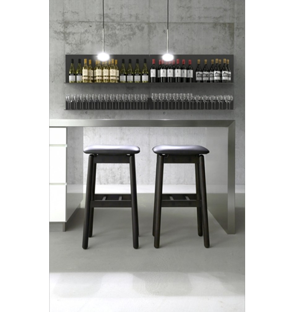 FROST Полка 4021 15x15x60cм » чёрная Алюминий Черный U4021-B  - Вид №1