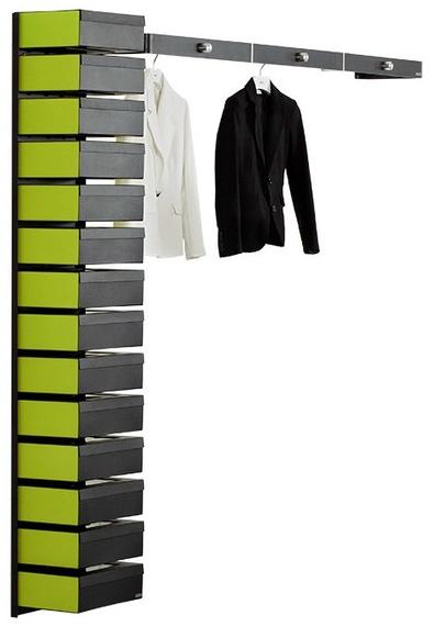 Wissmann raumobjekte Подвесной шкаф для обуви из лакированной стали  595  - Вид №3