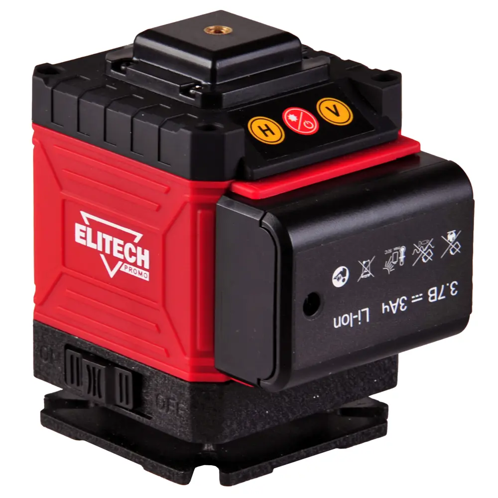 Уровень лазерный Elitech ЛН 3/360-ЗЕЛ зеленый луч, 25 м 85094244 STLM-2201999  - Вид №7