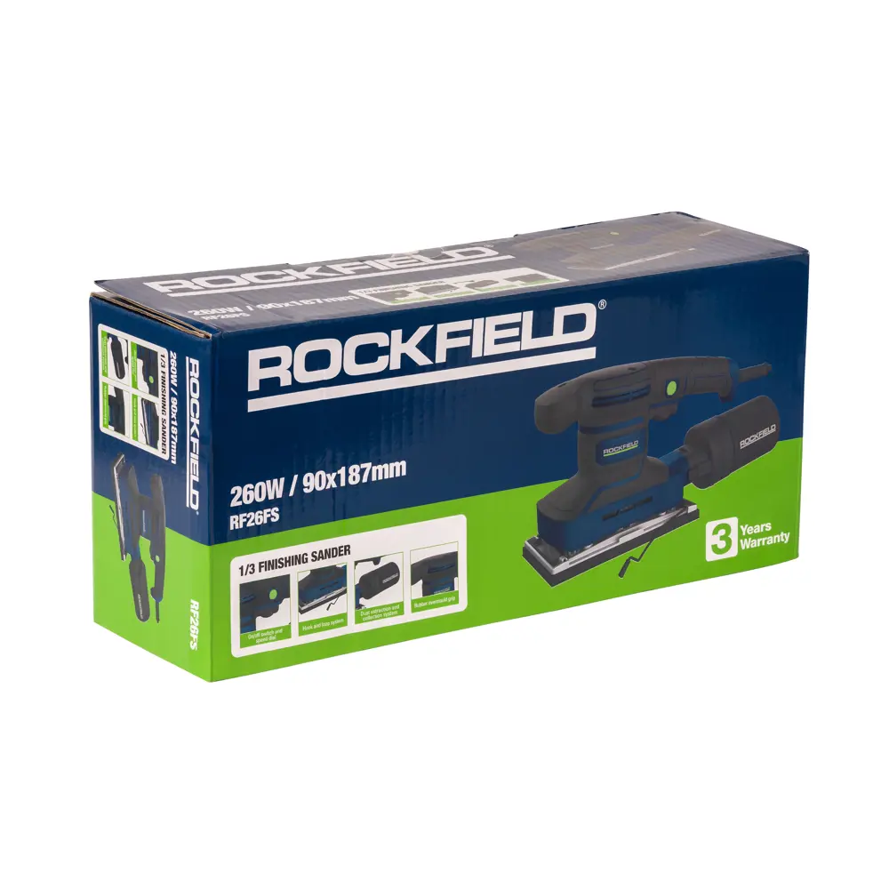 Вибрационная шлифмашина Rockfield RF26FS с регулировкой скорости 89366509 STLM-1484424 - Вид №11