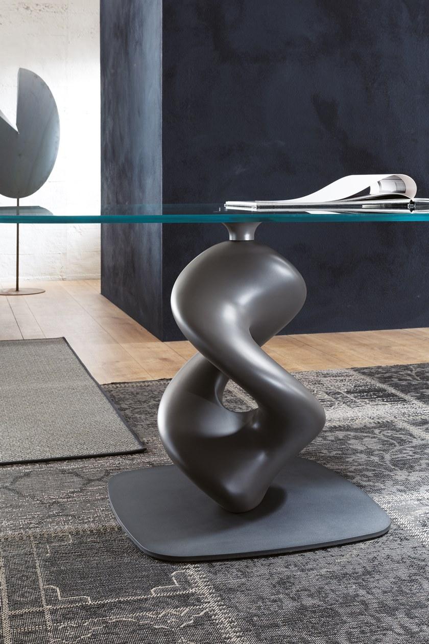 Ozzio Italia Овальный стеклянный стол  T248  - Вид №3