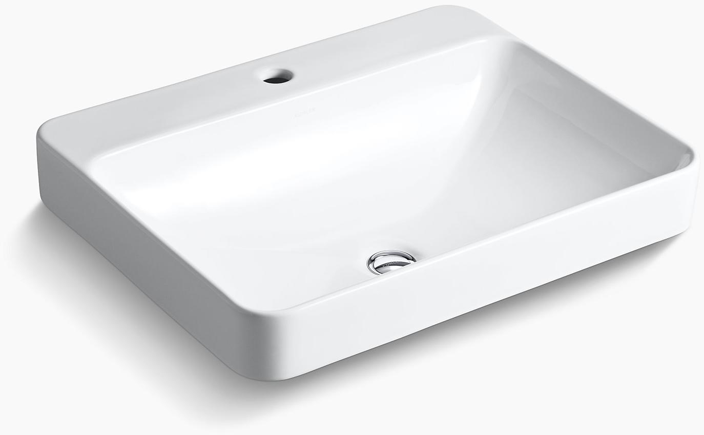 K-2660-1-7 Накладная раковина на столешницу  прямоугольная Kohler  - Вид №1