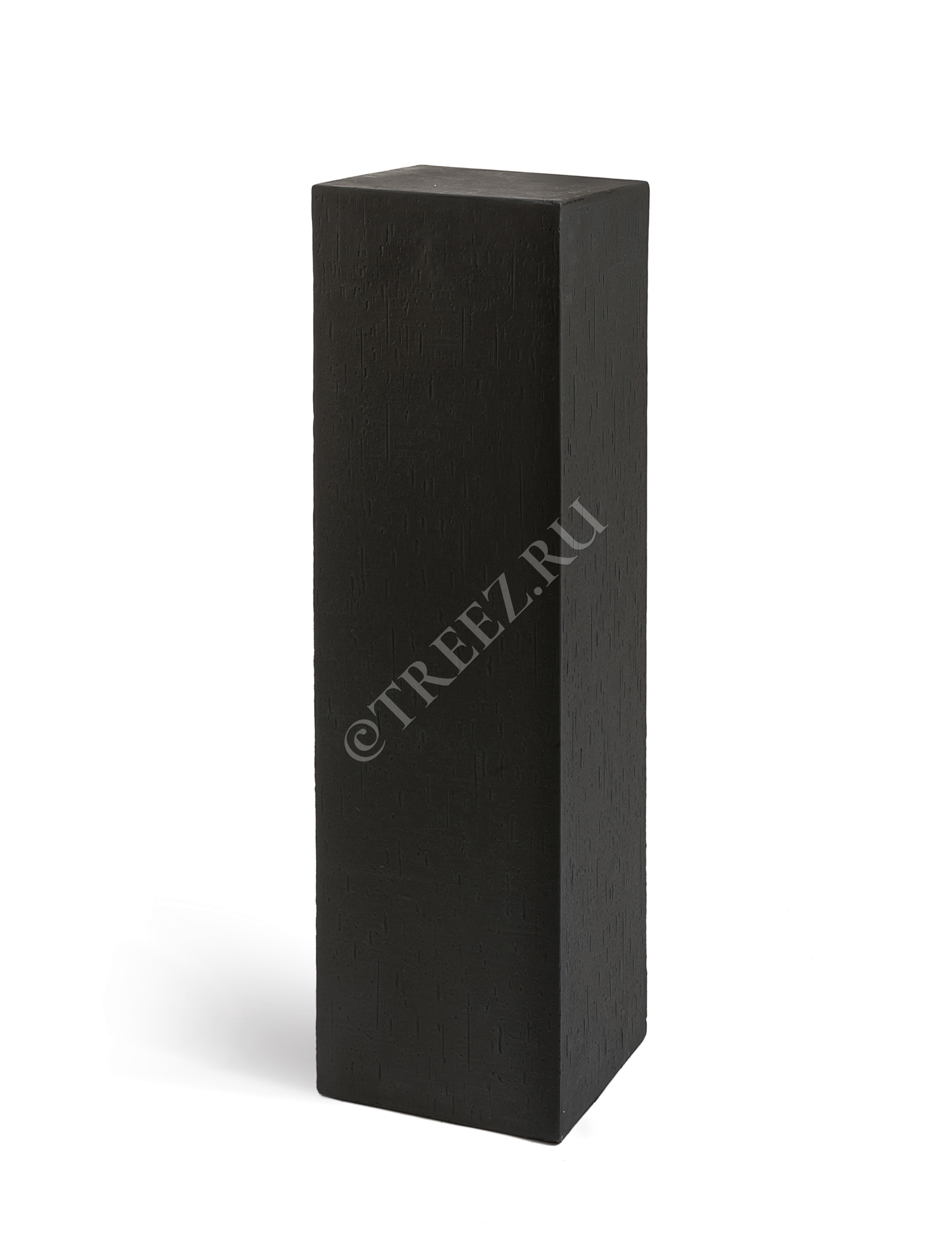 41.1016-0010-BLCK-100 Кашпо  ERGO - серия Cork - Колонна - Антрацит Цветочная коллекция  - Вид №1