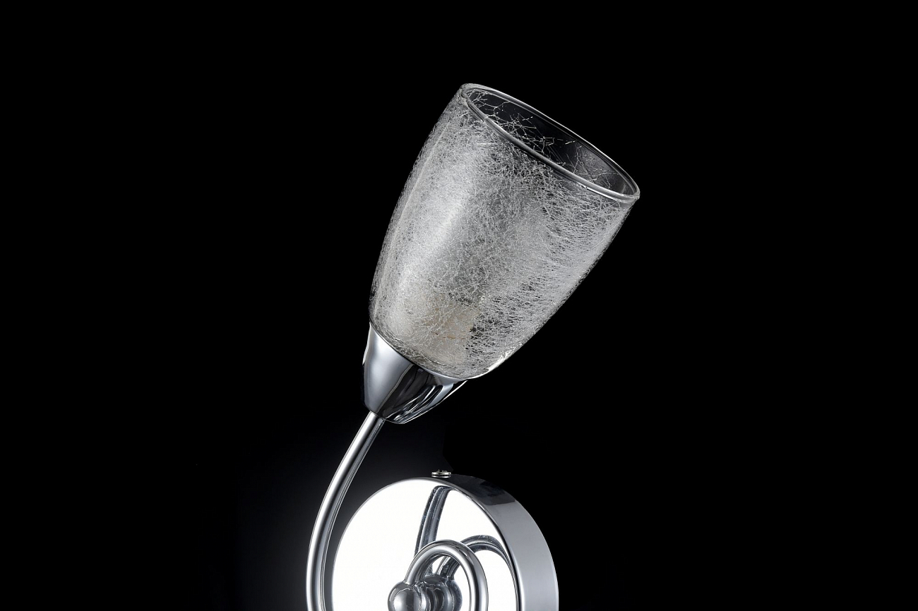 Бра настенное хром с прозрачным плафоном Flash FR5104-WL-01-W FREYA MODERN 00-3957458 Хром - Вид №1